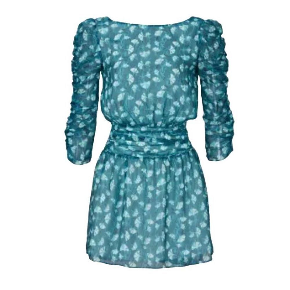 Rachel Zoe Delores Ginkgo Print Mini Dress